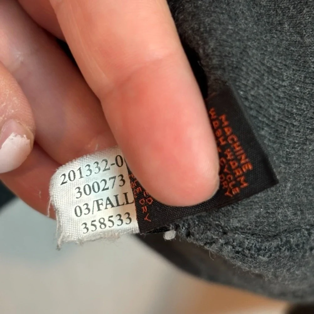 Banana Republic Mens Grey‎ Y2K 100% Cotton Long Sleeve Pullover Sweater Med 2003